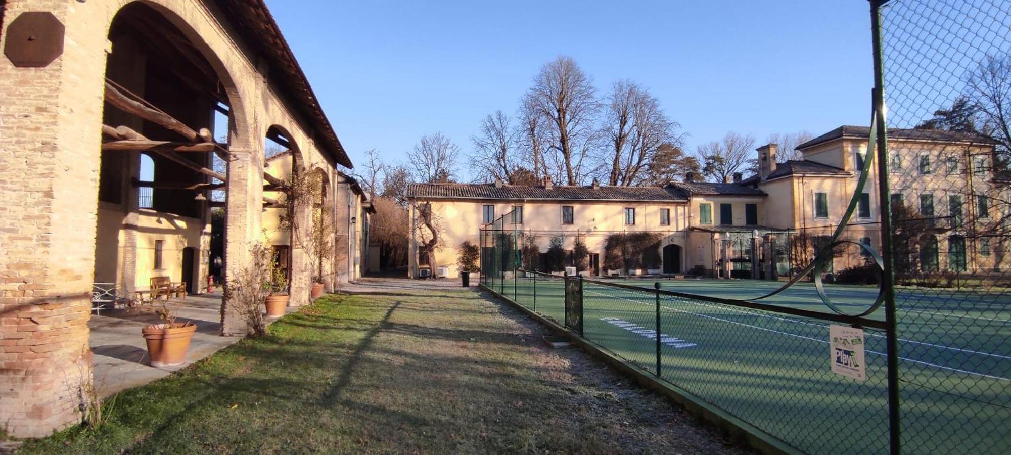 Agriturismo Le Corti Della Gualdana โวเกรา ภายนอก รูปภาพ